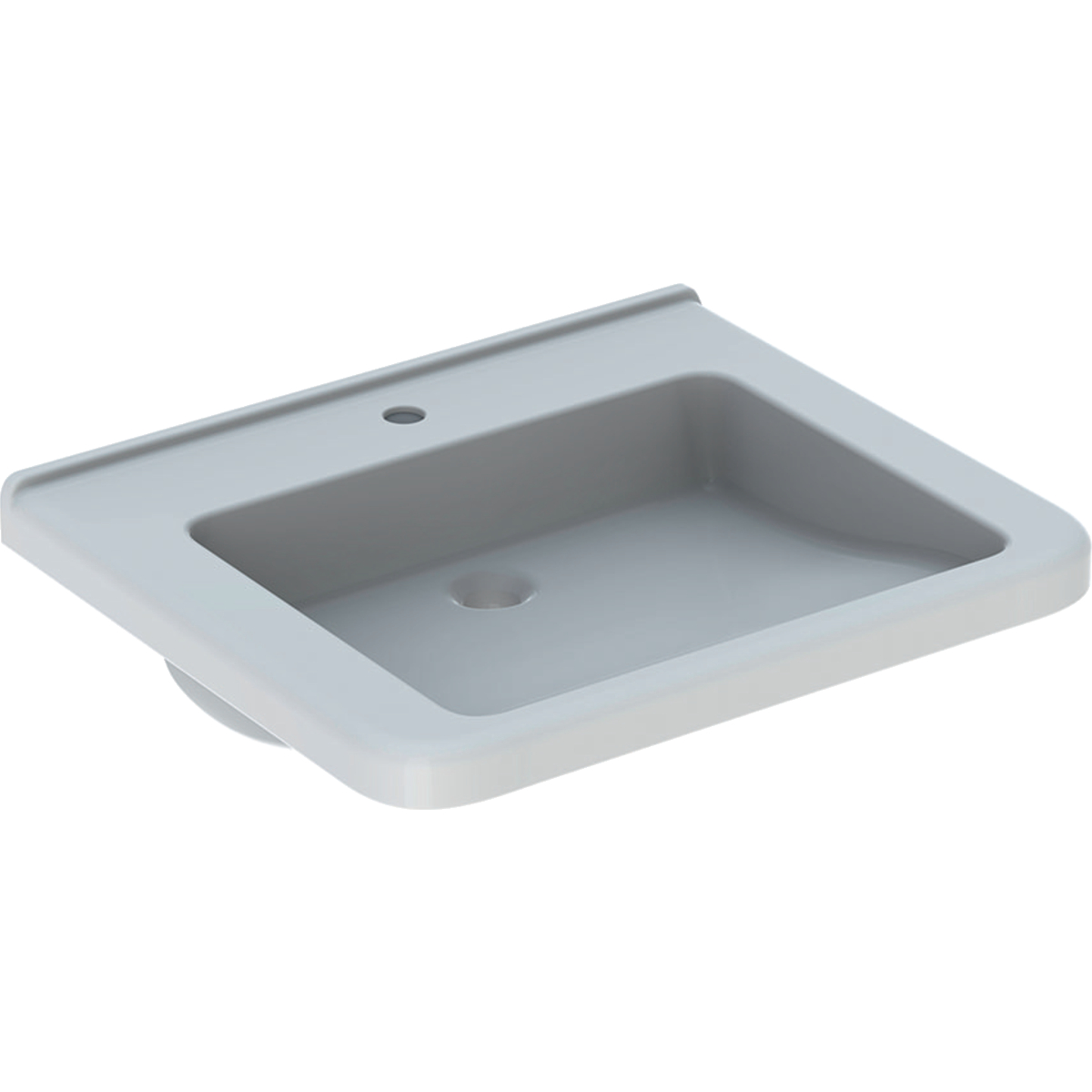 Geberit Selnova Comfort 65cm Square Washbasin, Barrier-Free - Geberit ...