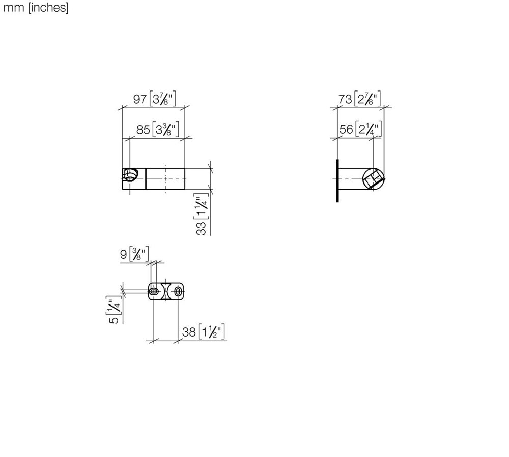 Tara Wall Bracket Swivel - Dornbracht - Showers | Walton Bathrooms