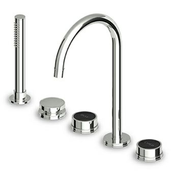 Savoir 5 Hole Bath / Shower Mixer - Zucchetti - Bath Taps & Mixers ...