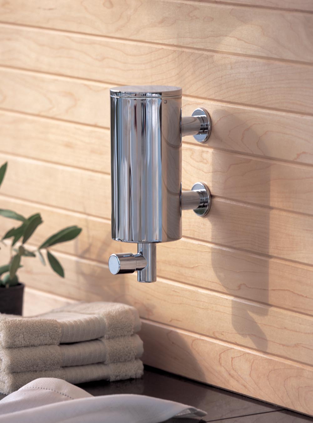 Wall mounted shampoo sale dispenser