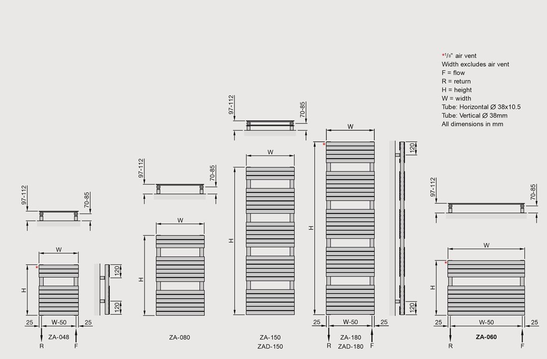 Bathroom towel rail height sale