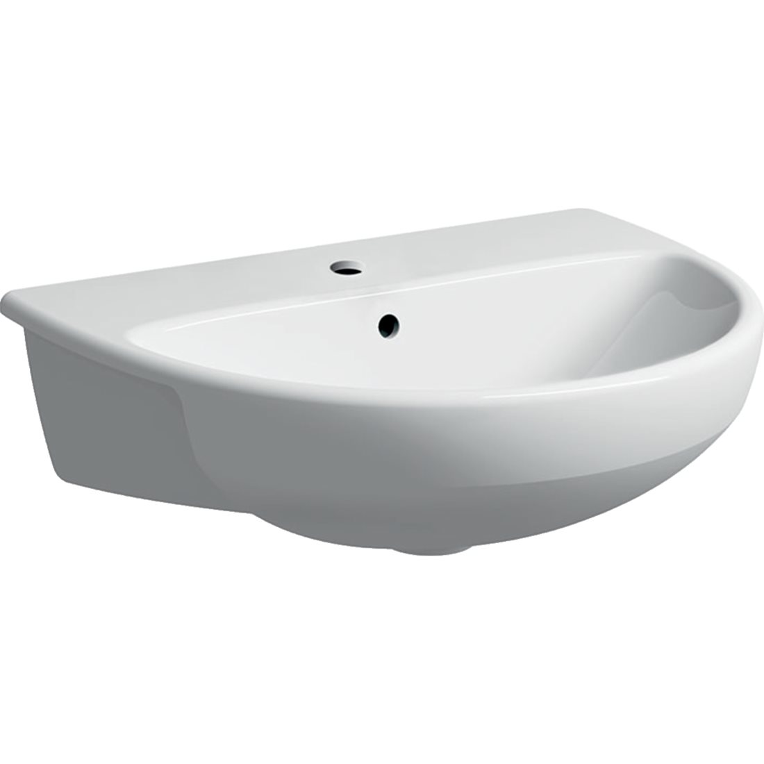 Geberit Selnova 55cm Semi-Recessed Washbasin - Geberit - Basins ...