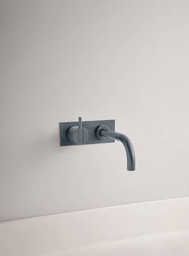 112 One Handle Built-In Basin Mixer Lever On Left