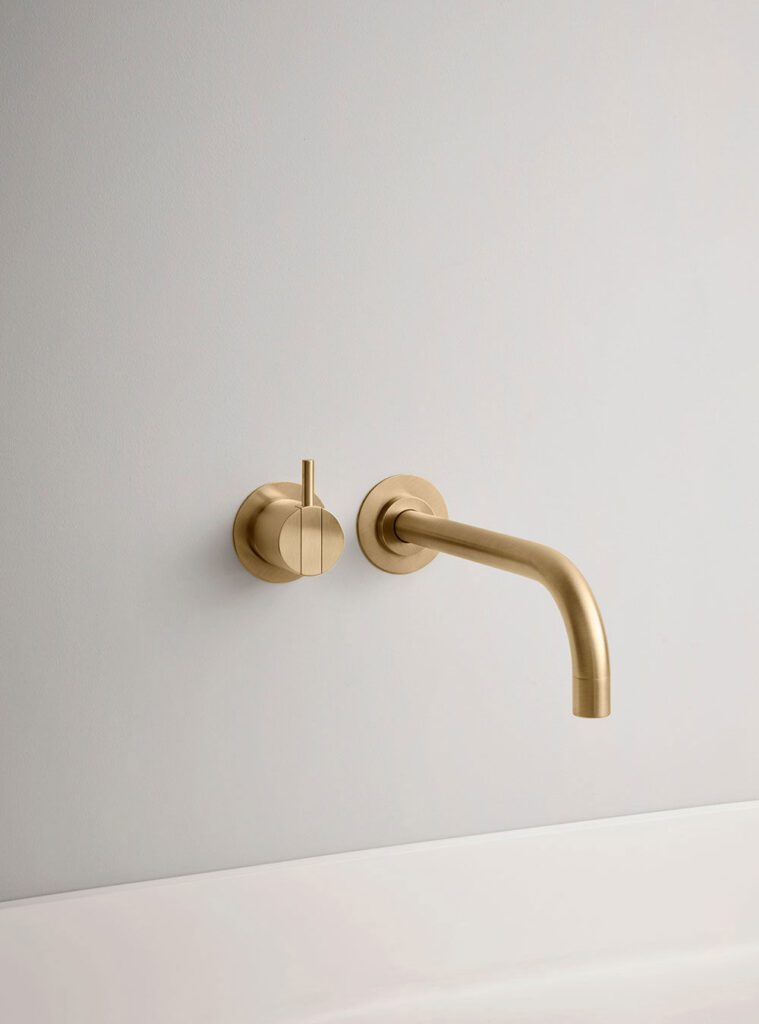 121 One Handle Built-In Basin Mixer Lever On Left
