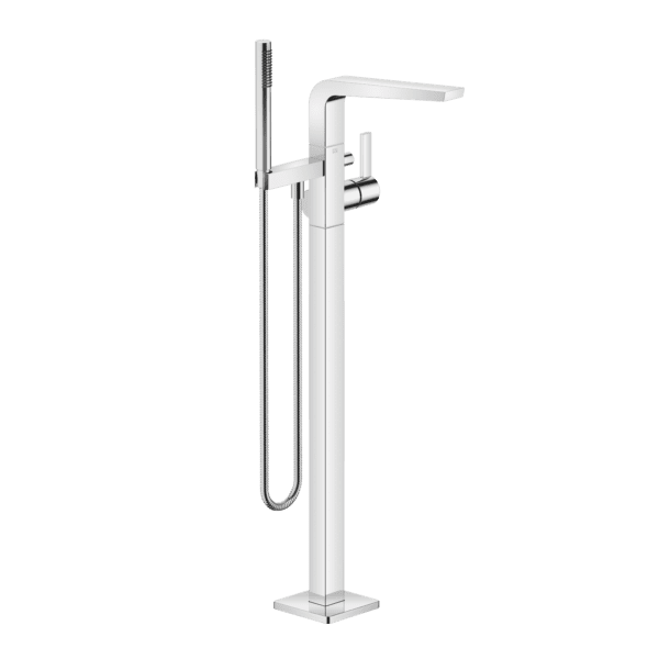 CL.1 Freestanding Bath Mixer With Stand Pipe With Hand Shower Set