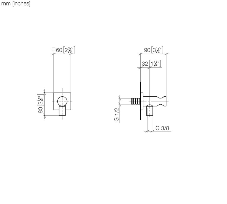 Wall Elbow With Integrated Shower Holder - Image 2