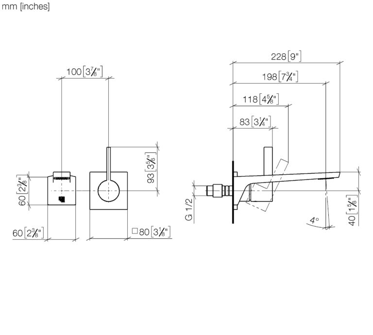 CL.1 Single Lever Basin Mixer Without Pop-Up Waste - Image 2