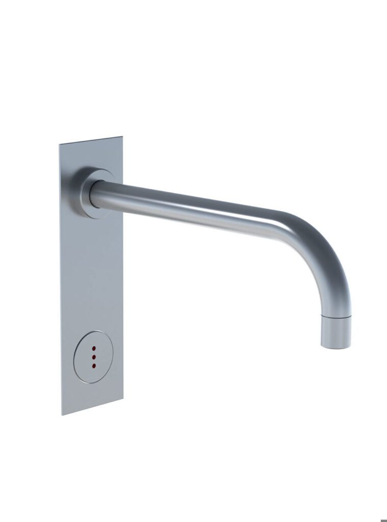 4322 Hands-Free Vertical Basin Tap With Sensor & 60 x 195 mm Cover Plate
