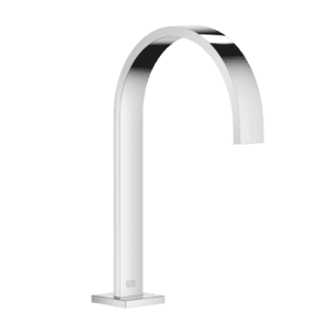Mem eSET Touchfree Deck Mounted Basin Spout Without Pop-Up Waste With Temperature Setting