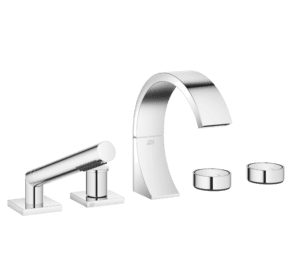 CYO Five-Hole Bath Mixer For Bath Rim Or Tile Edge Installation