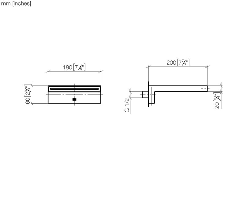 Mem Bath Cascade Spout Wall Mounted - Image 2