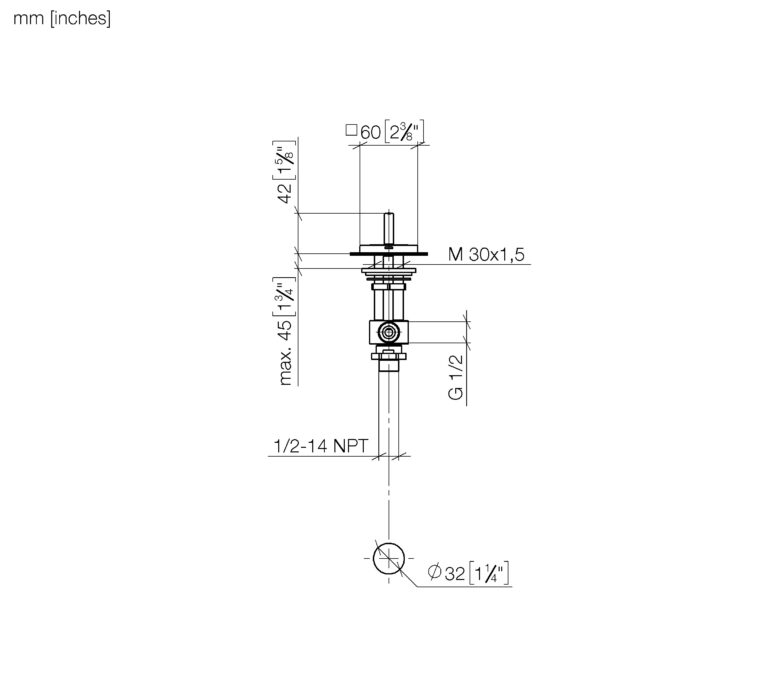 Mem Deck Valve Anti-Clockwise Closing Hot - Image 2