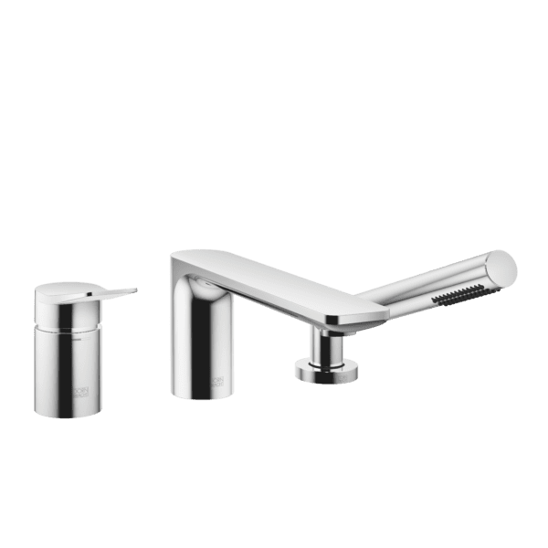 Lisse Three-Hole Single-Lever Bath Mixer For Bath Rim Or Tile Edge Installation