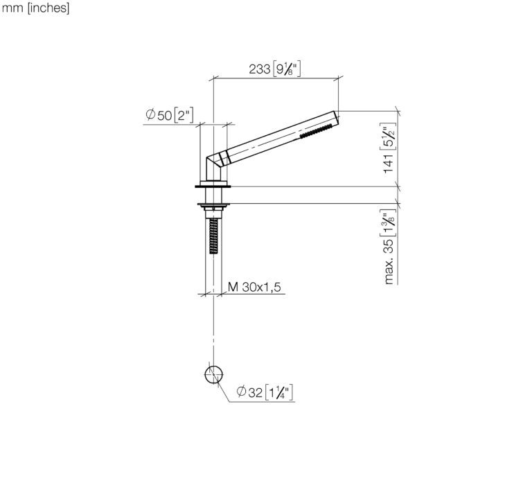Hand Shower Set For Bath Rim Or Tile Edge - Image 2