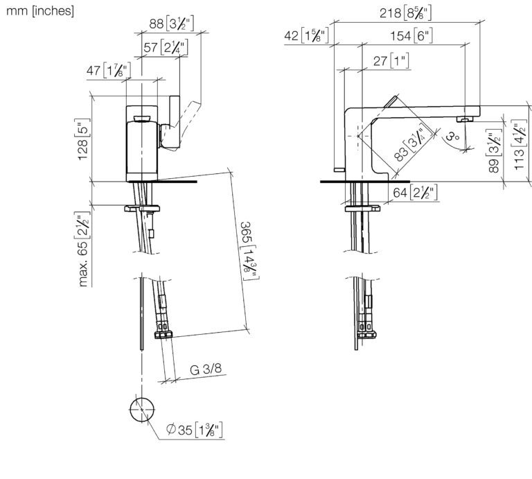 Lulu Single Lever Basin Mixer - Image 2