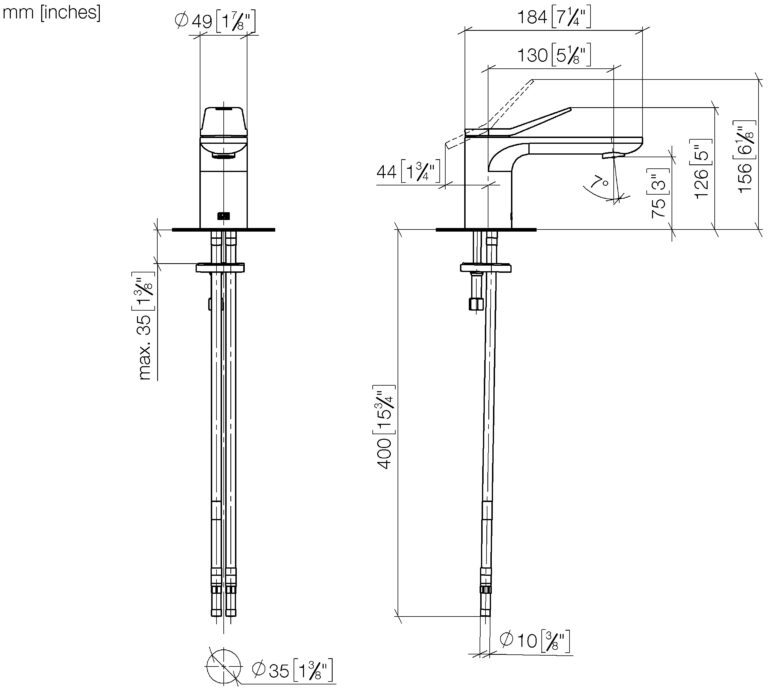 Lisse Single Lever Basin Mixer - Max. Flow 5.7 l/min - Image 3