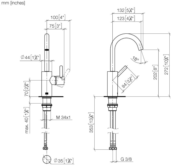 Meta Single-Lever Basin Mixer - Image 3