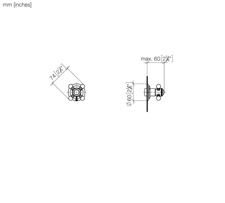 Madison Concealed Two-Way Or Three-Way Diverter - Image 2