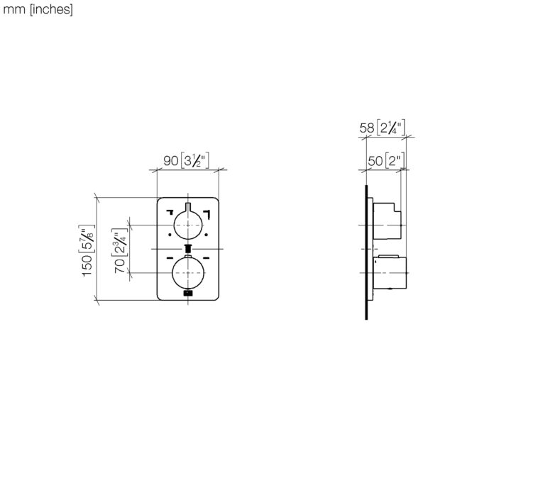 Lulu Concealed Thermostat With Three Function Volume Control - Image 2