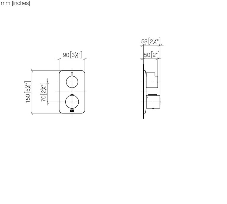 Lisse Concealed Thermostat With Three Function - Image 2