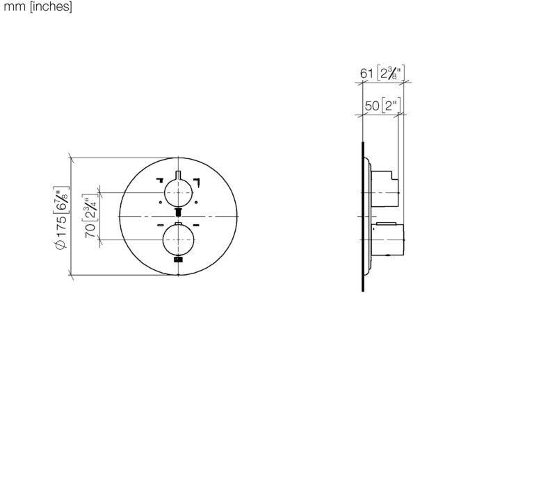 Madison Concealed Thermostat With 3 Function Volume Control - Image 2
