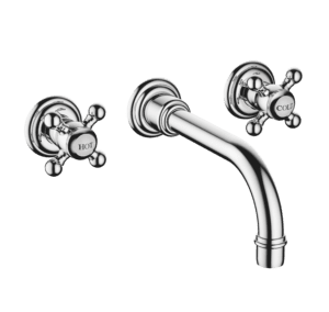 Madison Wall-Mounted Basin Mixer Without Pop-Up Waste