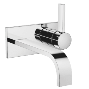 Mem Wall-Mounted Single Lever Basin Mixer With Cover Plate