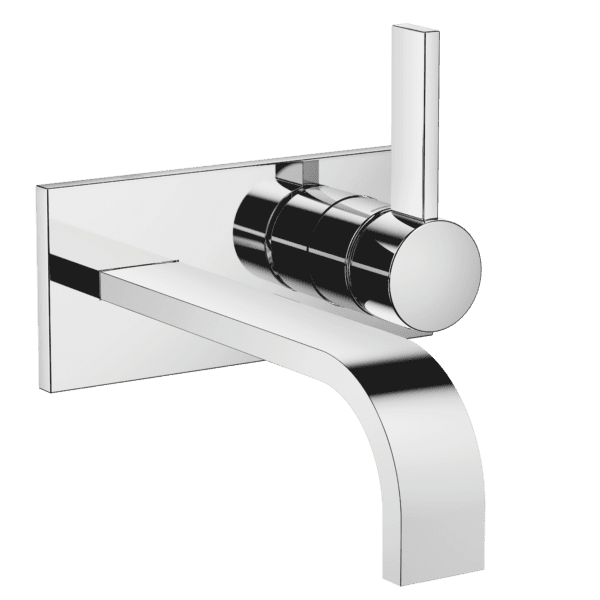 Mem Wall-Mounted Single Lever Basin Mixer With Cover Plate