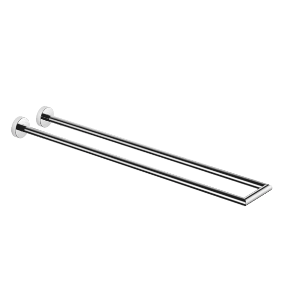 Towel Bar In Two Parts Non-Swivel - 500 mm Projection