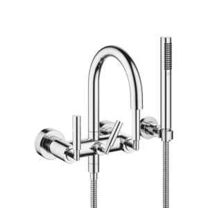 Tara Wall Mounted Bath Mixer & Shower Set