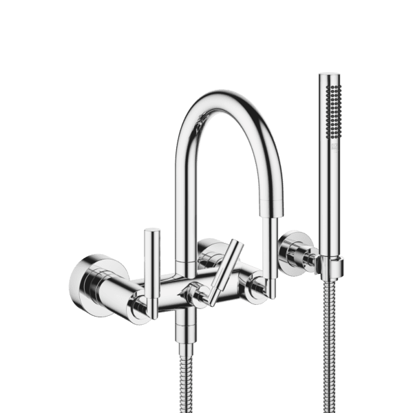 Tara Wall Mounted Bath Mixer & Shower Set