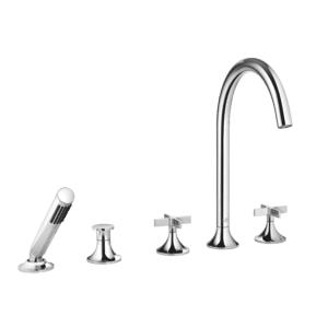 Vaia Five-Hole Bath Mixer For Deck Mounting
