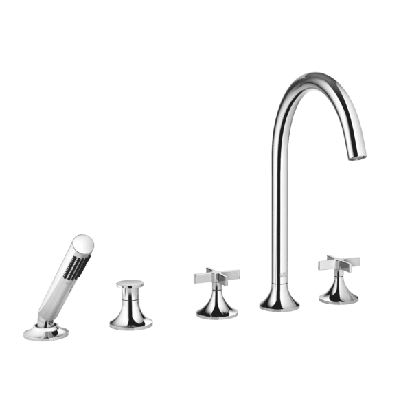 Vaia Five-Hole Bath Mixer For Deck Mounting