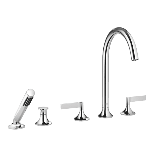 Vaia Five-Hole Bath Mixer For Deck Mounting