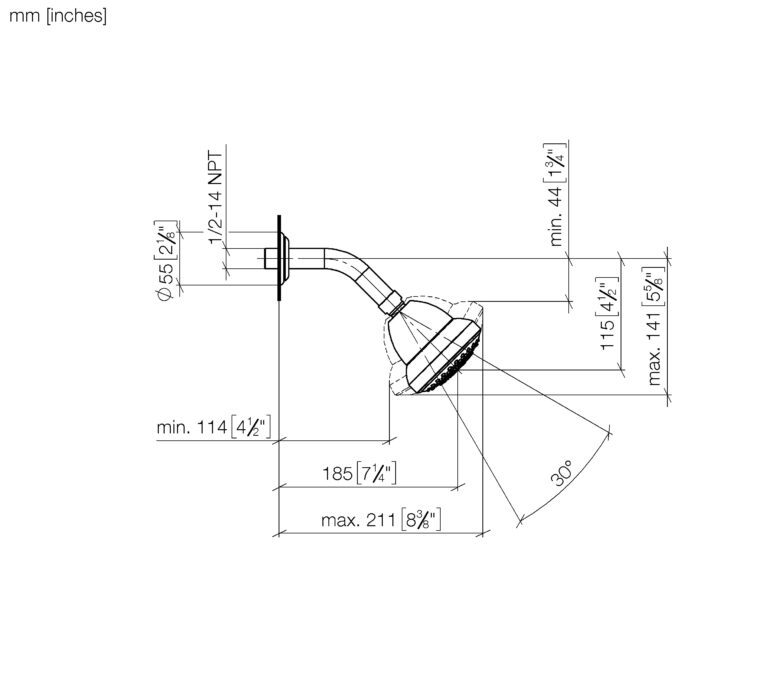Madison Shower Head - Image 2