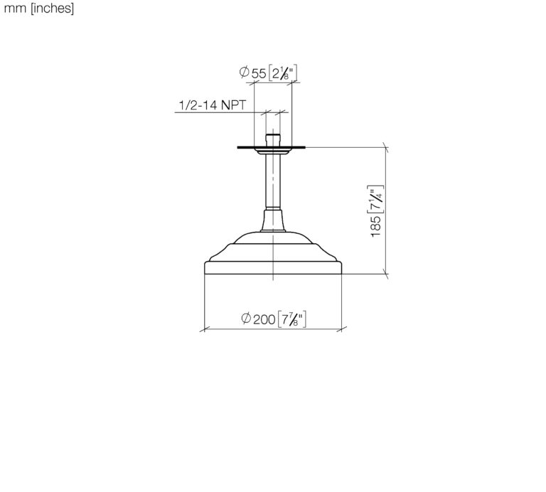 Madison Ceiling Mounted Rain Shower - Image 2