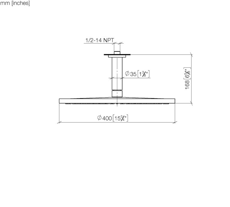 Rainshower With Ceiling Fixing - Image 4