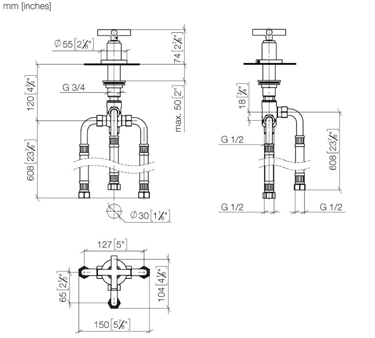 Tara Two-Way Diverter For Deck Mounting - Image 2