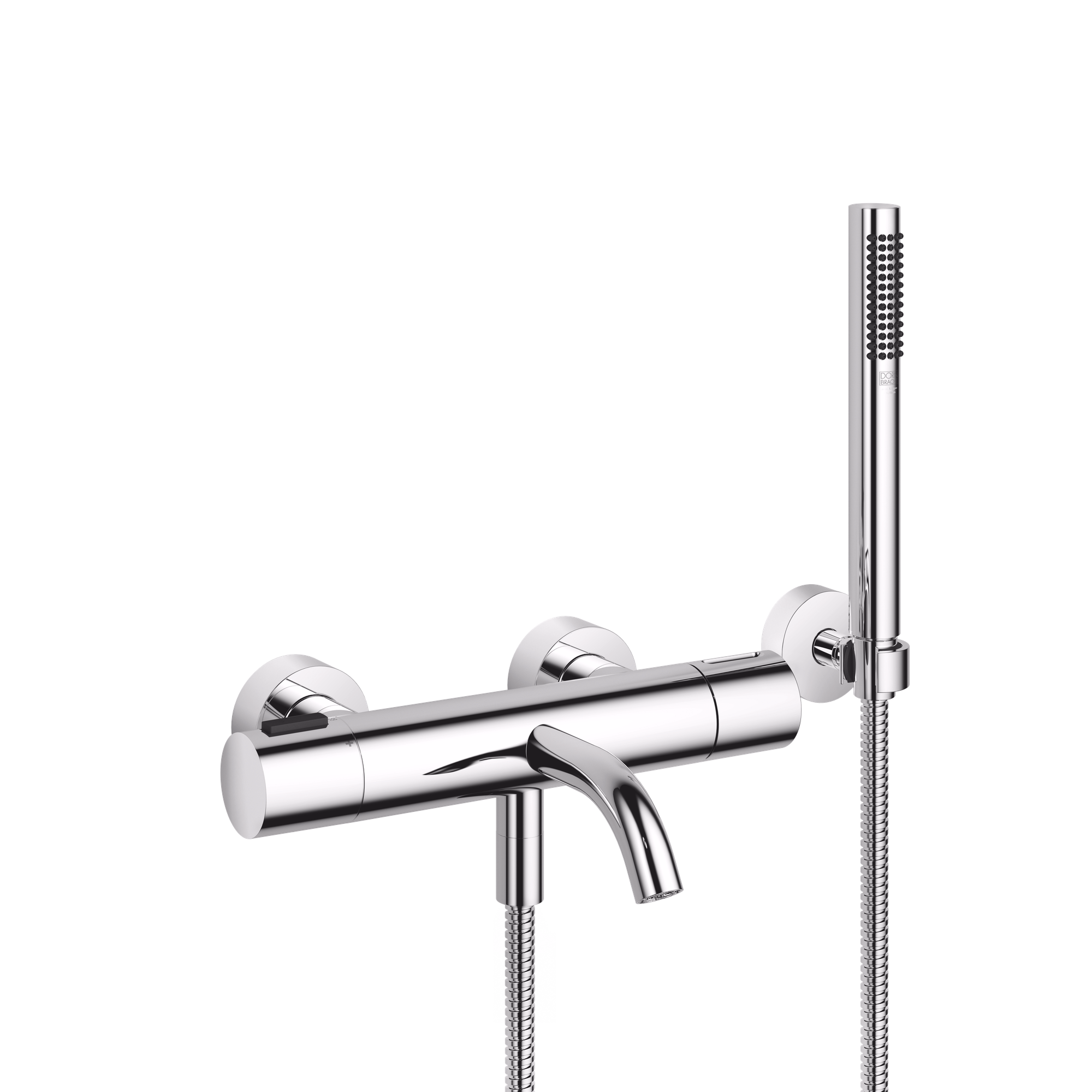 Dornbracht Meta Bath Thermostat For Wall Mounting With Hand Shower Set - Chrome