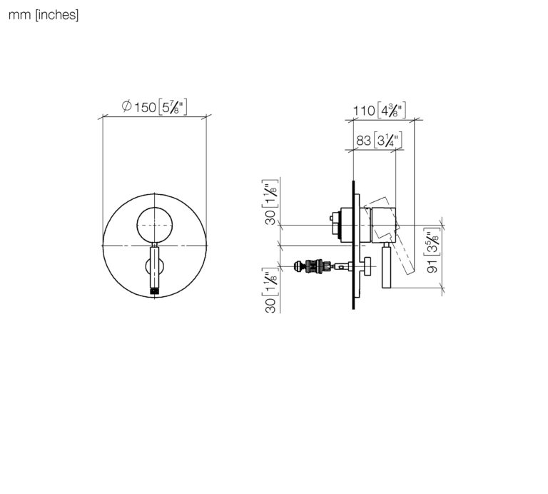Meta Concealed Single-Lever Mixer - Image 2