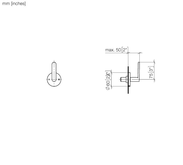 Meta Concealed Two-Way Diverter - Image 2