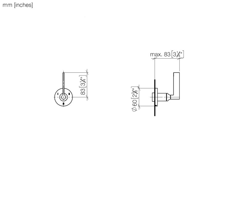 Vaia Concealed Lever Handle Two And Three-Way Diverter - Image 3