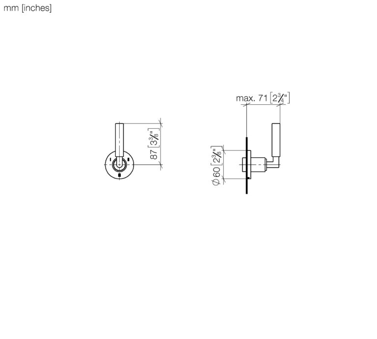 Tara Concealed Three-Way Diverter With Lever Handle - Image 2