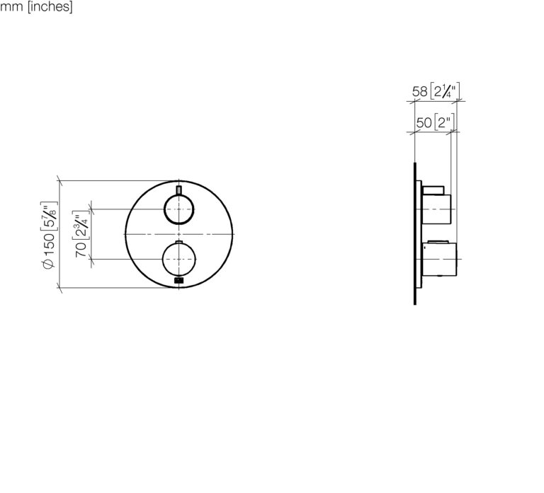 Concealed Thermostat With One Function Volume Control - Image 2