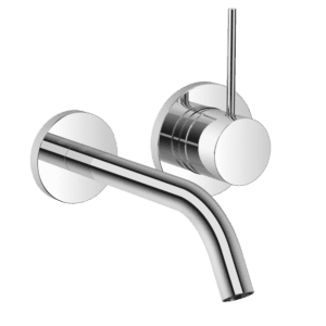 Meta SLIM Wall-Mounted Single-Lever Basin Mixer - 190 mm Projection