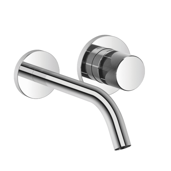 Meta PURE Wall-Mounted Single-Lever Basin Mixer - 190 mm Projection