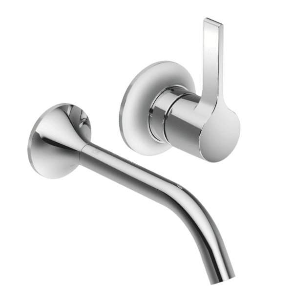 Vaia Wall Mounted Single Lever Basin Mixer