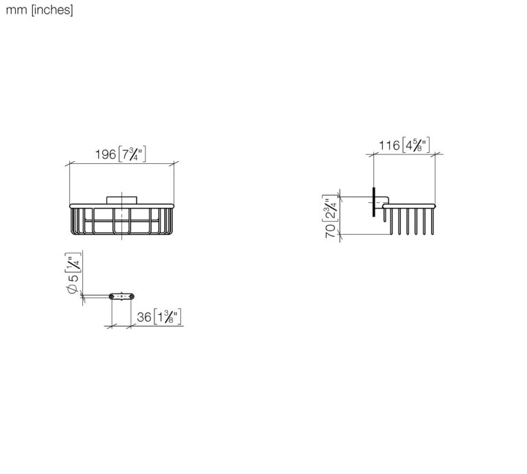Wall Mounted Shower Basket - Image 2