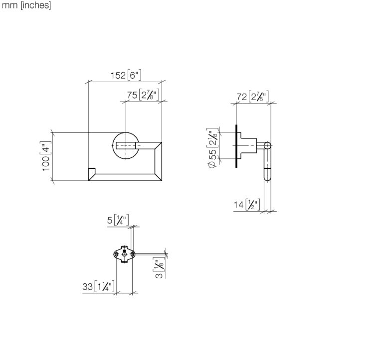 Tara Roll Holder Without Cover - Image 2