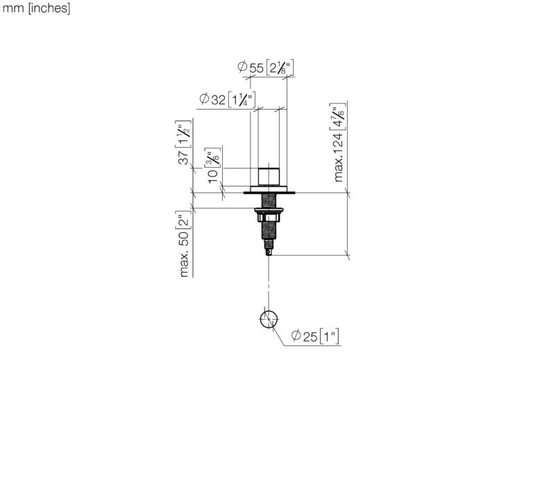Strainer Waste With Control Handle - Image 2